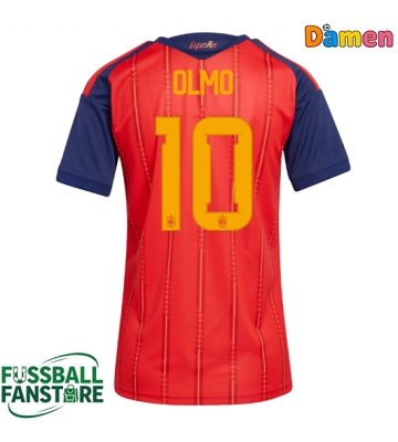 Spanien Dani Olmo #10 Replik Heimtrikot Damen WM 2026 Kurzarm